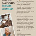 Humanitas Nunspeet zoekt vrijwillige schrijvers voor levensboeken