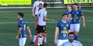 Nunspeet strijdt, maar moet buigen voor sterk Lunteren.