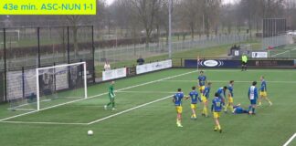 Nunspeet verliest bij asc Waterwijk