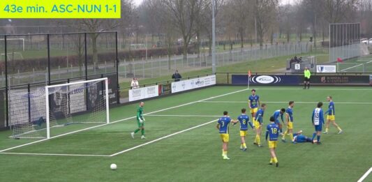 Nunspeet verliest bij asc Waterwijk